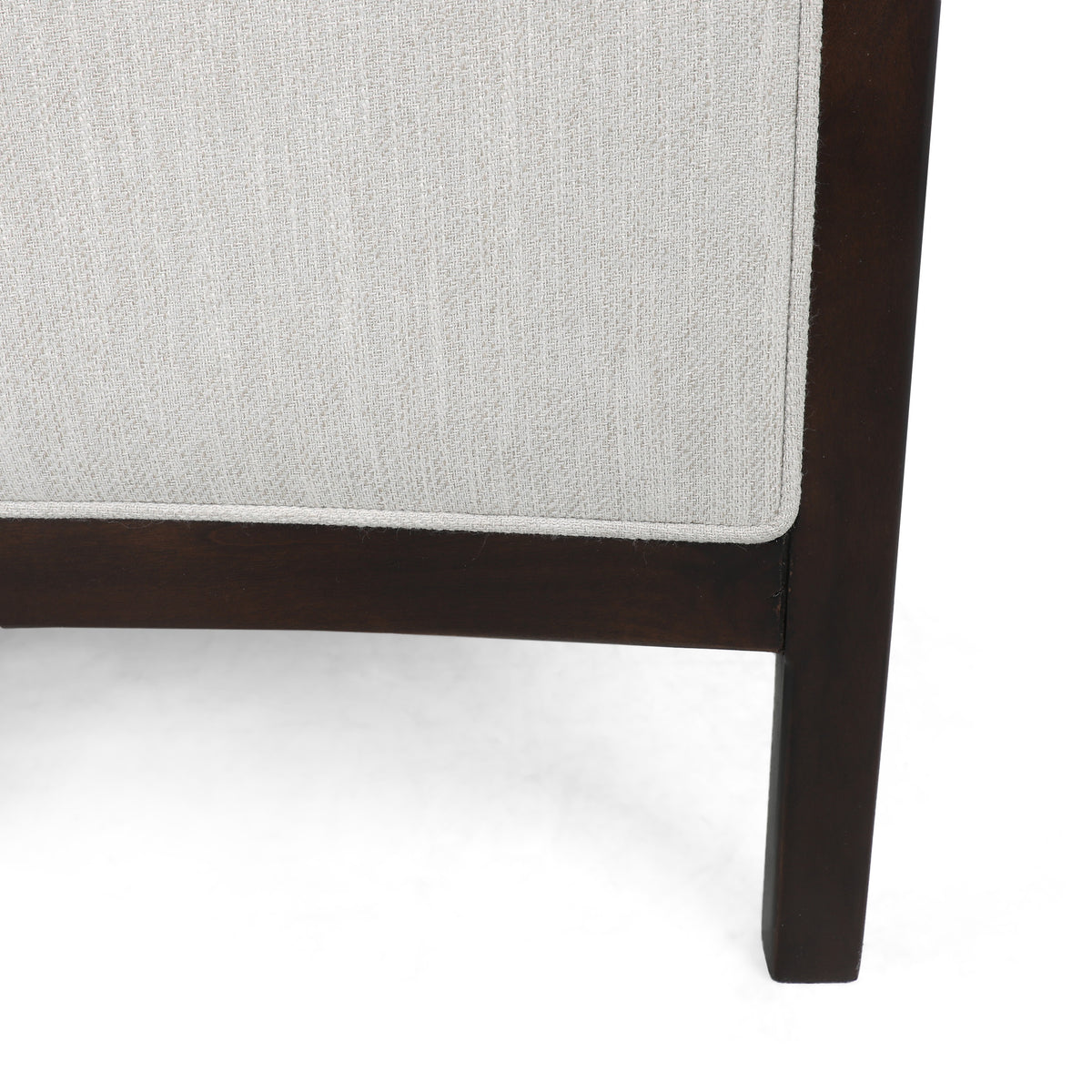 Recliner Chair Beige Fabric