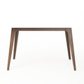 Dining Table Solid Wood Legs, Walnut Same Sku: N759S888001T Walnut Mdf,Rubber Wood