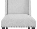 6Pc Dining Set Contemporary Style White Genuine Marble Rectangular Table Top Dove Gray Upholstery Chairs Tufted Bench Black Finish Wooden Solid Wood Dining Room Furniture Wood Wood Gray Seats 6 Wood