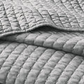 2 Piece Quilt Set Grey Twin Twin Xl Twin Grey Cotton
