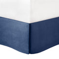 7 Piece Jacquard Comforter Set Navy Queen Queen Navy Polyester