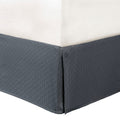 7 Piece Herringbone Comforter Set Grey Queen Queen Grey Polyester