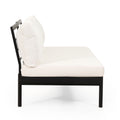 Theo 2 Seater Sofa Right Side Cream Acacia Wood