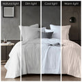 Down Alternative Blanket White Full Queen White Polyester