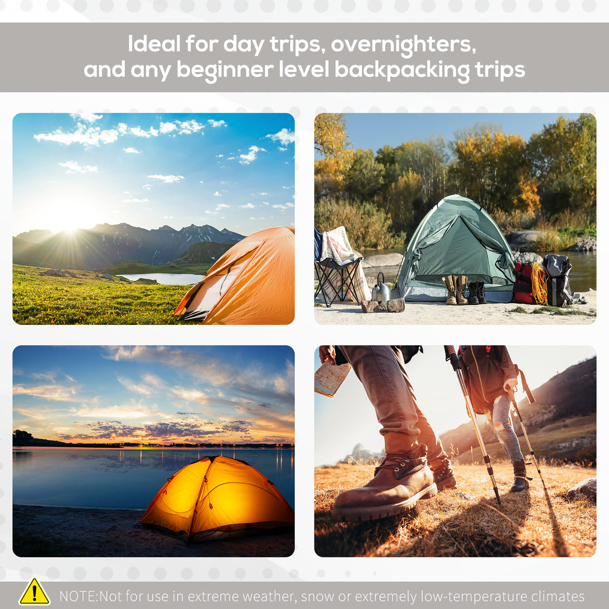 Outsunny 2 3 People Pop Up Camping Tent Waterproof Automatic Instant Tent Portable Cabana Beach Tent With Rainfly, Carry Bag, Windows And Doors, Outdoor Camping Hiking Indoor Brown Polyester