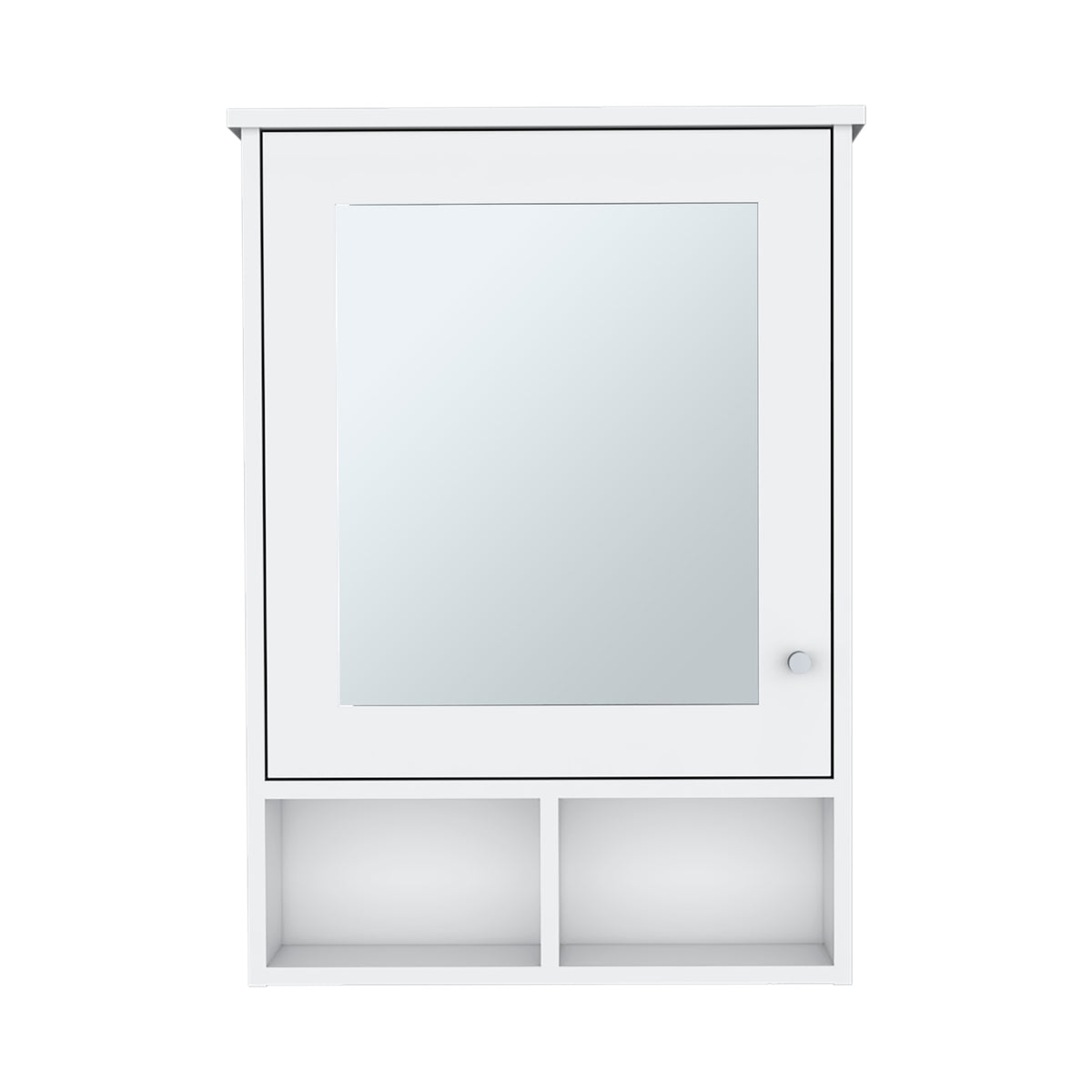 Medicine Cabinet Gibson, Bathroom, White White Particle Board Engineered Wood