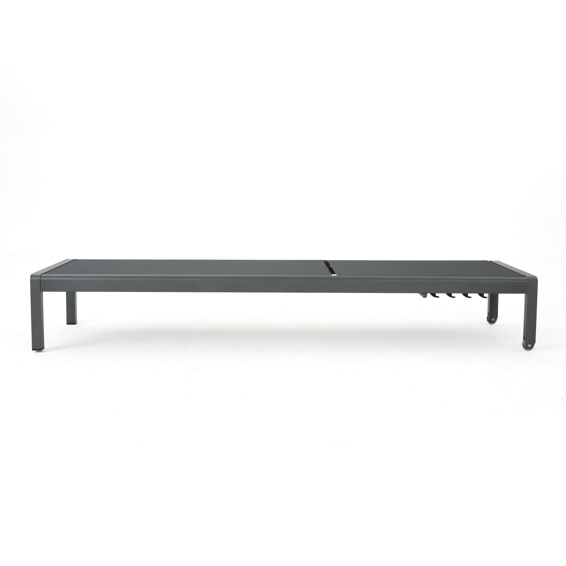 Cape Coral Kd Chaise Lounge Grey Gray Mesh