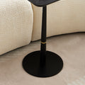 Mdf With Metal Feet, Square, Located In Living Space And Lounge Area, Coffee Table, Computer Desk, Black, 15.74