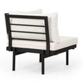 Theo Sofa Corner Coffee Table Cream Acacia Wood