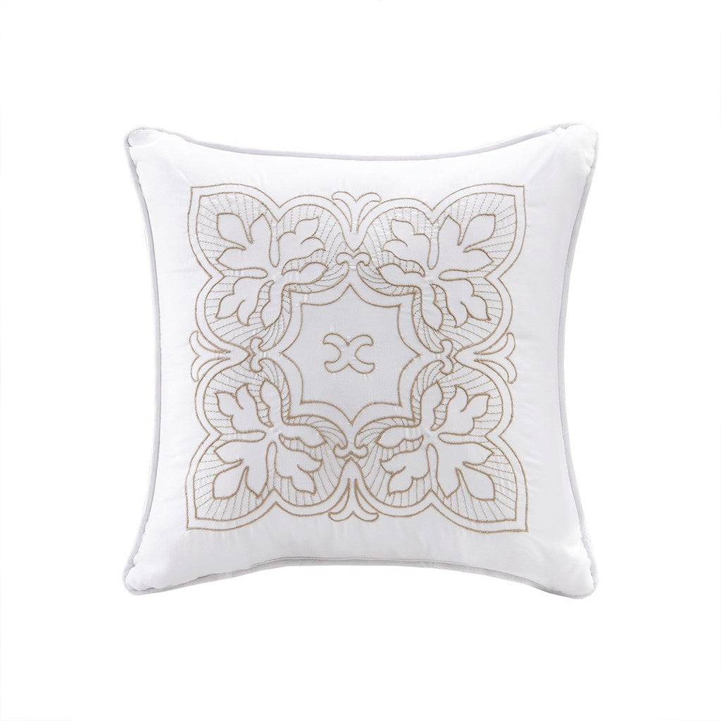 6 Piece Reversible Soped Edge Daybed Cover Set White Daybed White Polyester