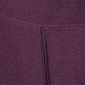 Dining Chair Set Of 2 Dark Purple Wood Waterproof Fabric