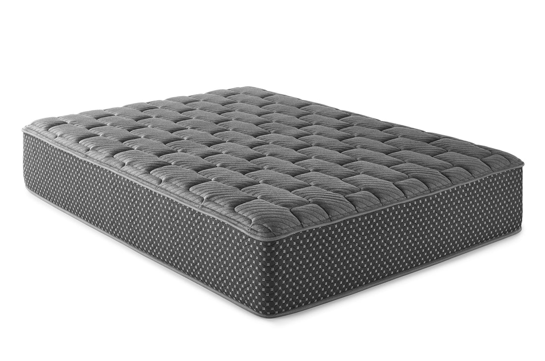 13" Quilted Hybrid Twin Mattress, Firm Gray Foam Spring Twin