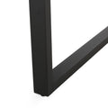 Outdoor Dining Set, Dining Chair Set Of 6 Aluminum Dining Table, Gray Black Black Grey Aluminum