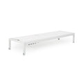 Cape Coral Kd Chaise Lounge Gry Mp2 Set Of 2 White Wood