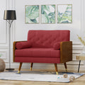 Club Chair Red Fabric