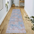 Naar Area Rug, Washable Rug, Low Pile, Non Slip, Non Shedding, Foldable, Kid & Pet Friendly Area Rugs For Living Room, Bedroom, Kitchen, Dining Room Rug Perfect Gifts, Yellow, 2'6'' X 10' Yellow Chenille Polyester