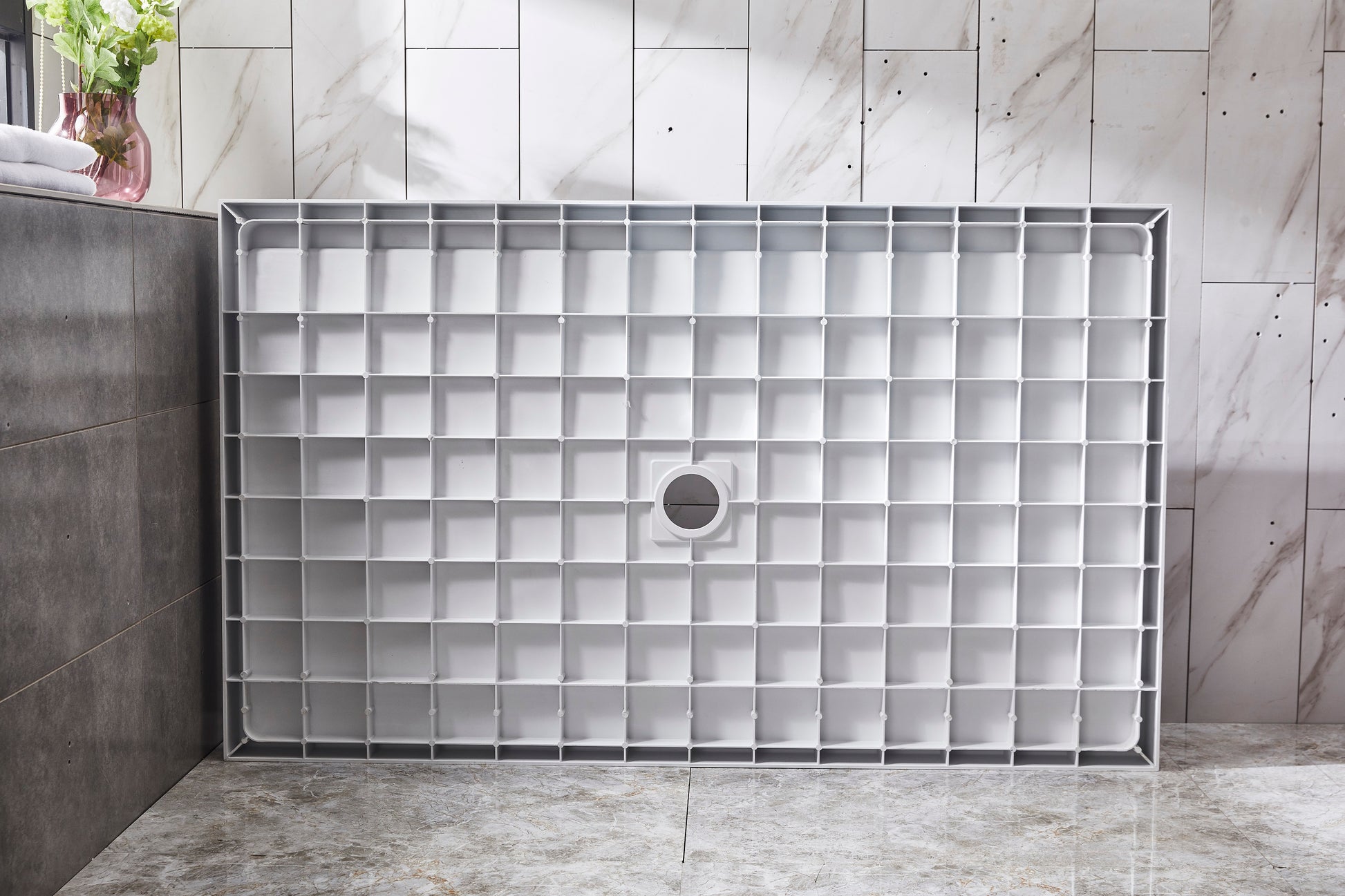 Glasstone Shower Base Smc Solid White Finish 4832 White Bathroom Stainless Steel