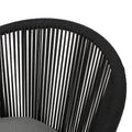 Candlewood Chair Black Woven Rope