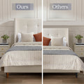 Peyton Upholstered Queen Bed 54