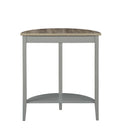 Justino Natural Oak & Gray Finish Console Table Gray,Oak Synthetic Wood
