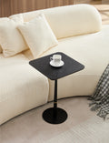 Mdf With Metal Feet, Square, Located In Living Space And Lounge Area, Coffee Table, Computer Desk, Black, 15.74