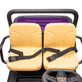 24V Xxxl Kids Ride On Utv W Parents Remote Control,Two Seater,Automatic Tipping Bucket,Rear Wheel Suspension,Slow Start,Portable Handle,Safety Belt,Led Light,Usb,Mp3,Bluetooth,Horn For Kids Aged 3 8. Purple 50 99 Lbs Polypropylene