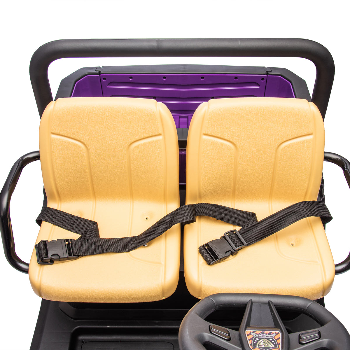 24V Xxxl Kids Ride On Utv W Parents Remote Control,Two Seater,Automatic Tipping Bucket,Rear Wheel Suspension,Slow Start,Portable Handle,Safety Belt,Led Light,Usb,Mp3,Bluetooth,Horn For Kids Aged 3 8. Purple 50 99 Lbs Polypropylene