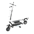 Foldable Electric Scooter W 50 Miles Max Operating Range & 20 Mph Max Speed Blac Black Aluminum