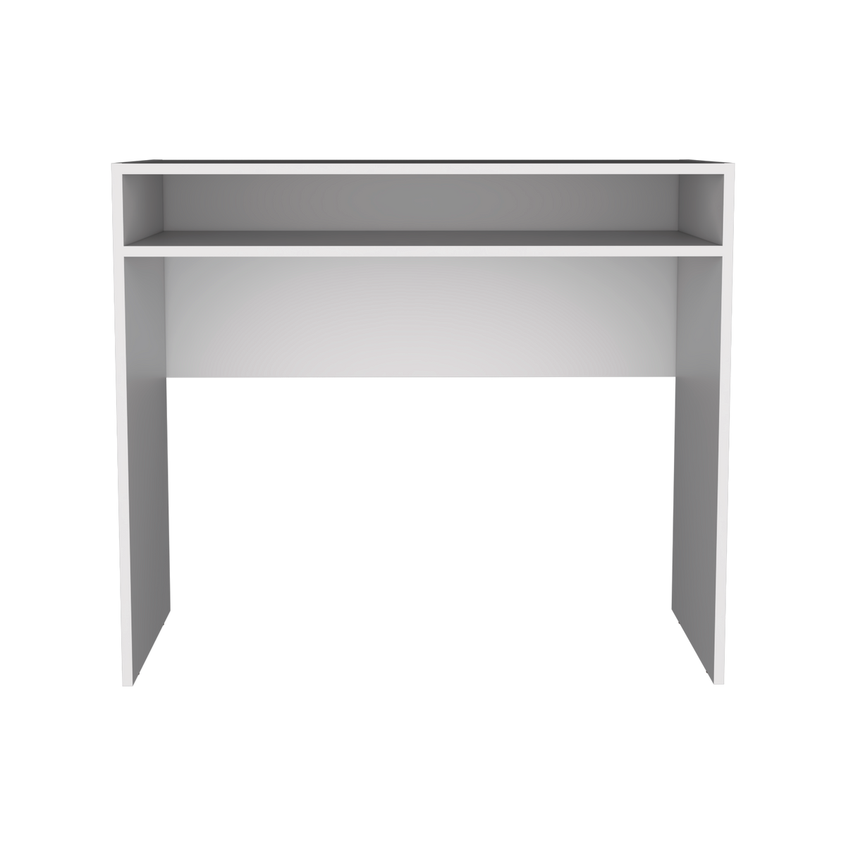 Desk Caraway, Office, White White Engineered Wood