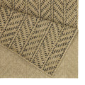 Earth Gc Ntl1012 Jute Black 5 Ft. 3 In. X 7 Ft. 3 In. Indoor Outdoor Area Rug Natural Black Polyester Polypropylene