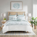 Duvet Cover Mini Set White Full Queen Queen Multicolor Cotton