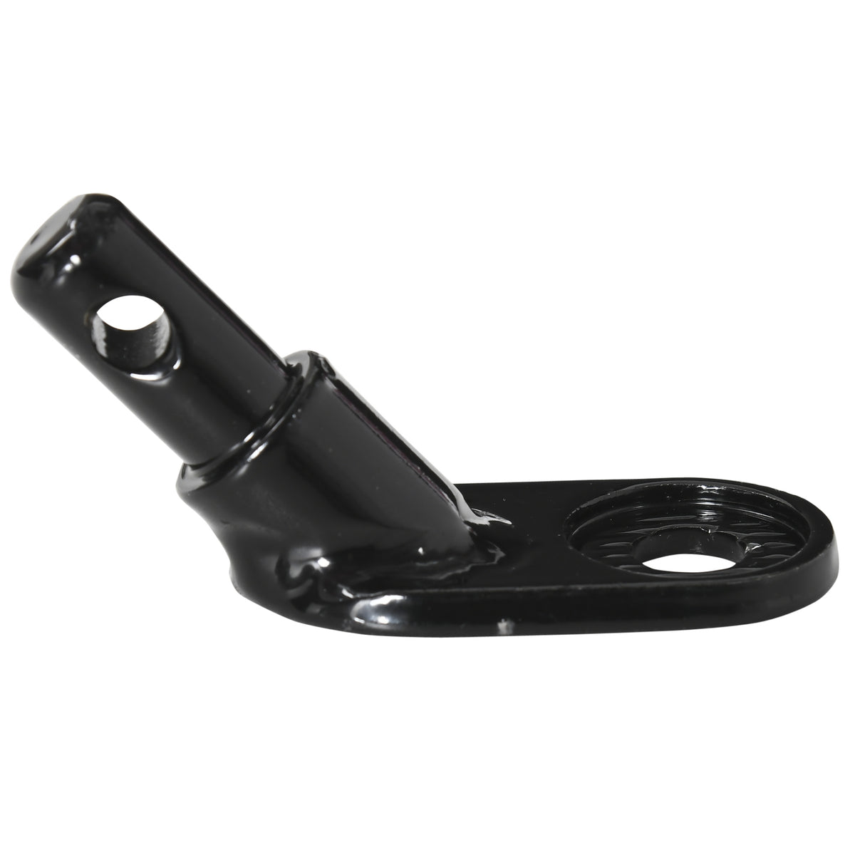 Aosom Steel Bike Trailer Coupler Attachment, Type 'B' Bicycle Trailer Hitch Connector For Cargo, Child And Pet Trailers Black Metal