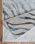 Elegance Gc Cnc6006 Blue 2 Ft. X 3 Ft. Area Rug Blue Polyester