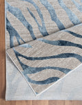 Elegance Gc Cnc6006 Blue 2 Ft. 7 In. X 7 Ft. 3 In. Area Rug Blue Polyester