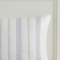 6 Piece Cotton Jacquard Oversized Comforter Set King Multicolor Polyester