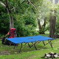 Outsunny 2 Person Folding Camping Cot For Adults, 50