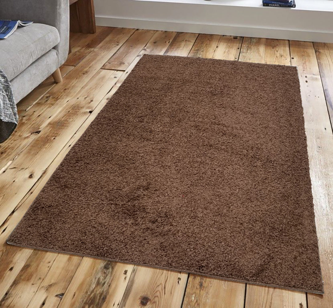 Shaggy Area Rugs, Carpets For Livingroom, 7X10 Area Rugs ,Shaggy Brown Rectangle 8&10 Brown Contemporary Abstract Polypropylene