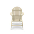 Adirondack Chair Premium Hdpe Poly Lumber For Pool, Patio, And Garden Elegance No Adirondack Beige Weather Resistant Frame American Traditional Hdpe Hdpe