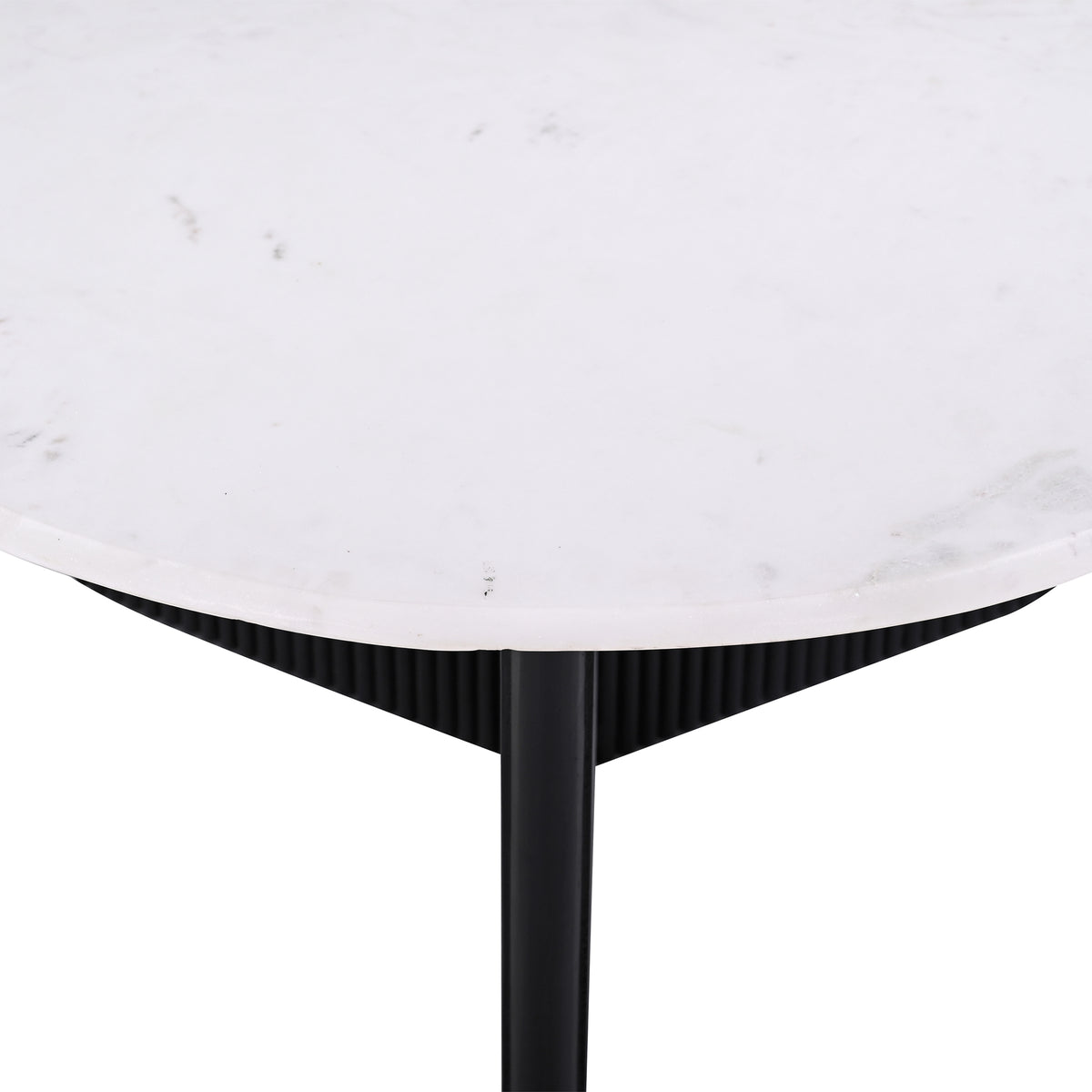 Luxurious Round Mable Topped Pedestal Coffee Table, Living Room Sofa Side Table, White Black Black White Primary Living Space Industrial Freestanding Mango Coffee & End Tables Round Marble,Solid Wood Pedestal