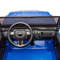 24V Two Seater Kids Ride On Car W Parents Remote Control, Licensed Toyota Lc250,220W Motors,With Shovel,Three Point Seat Belt,Slow Start,Speed Adjustment,Bluetooth,Music For Kids Aged 3 . Blue 100 149 Lbs Polypropylene