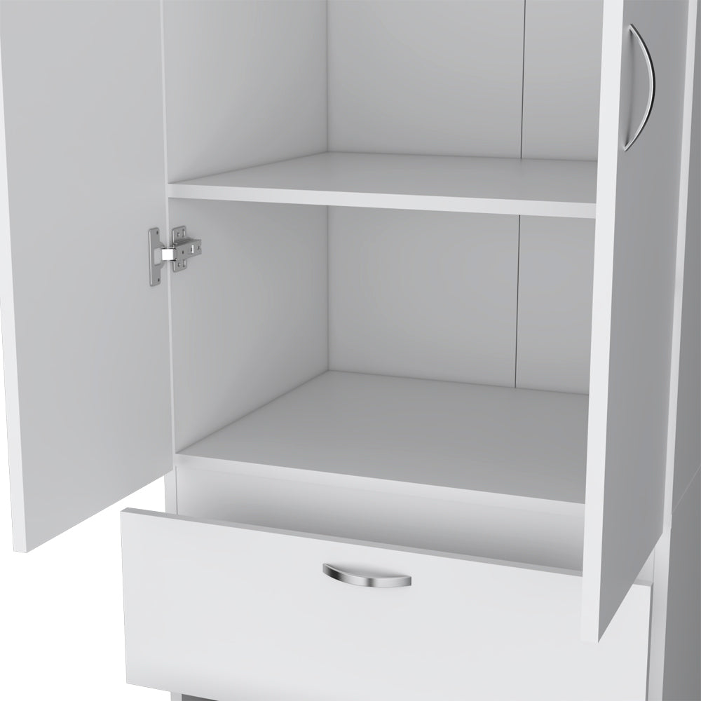 Armoire Marlton, Bedroom, White White Particle Board Engineered Wood