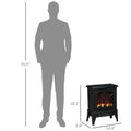 Homcom Electric Fireplace Stove, 18