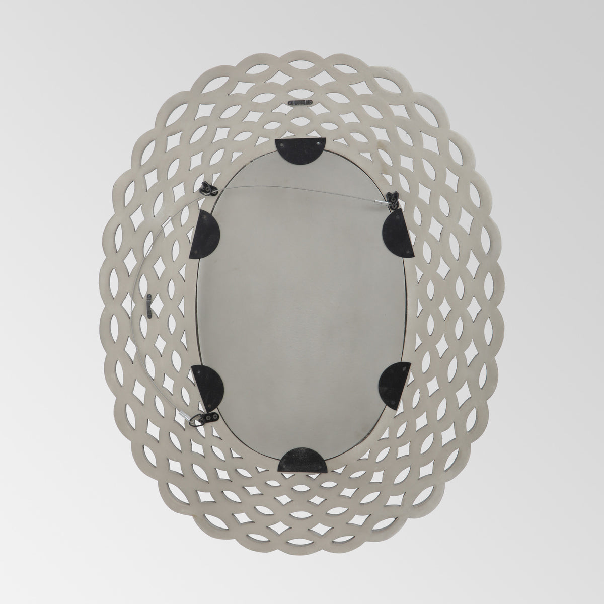 Mdf Carved Mirror Grey Mdf Glass