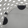 Mdf Carved Mirror Grey Mdf Glass