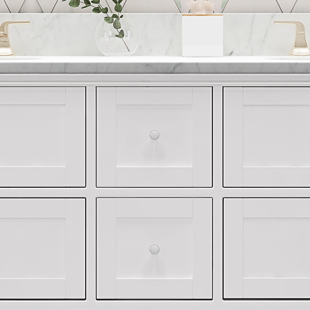 60'' Cabinet White Plywood