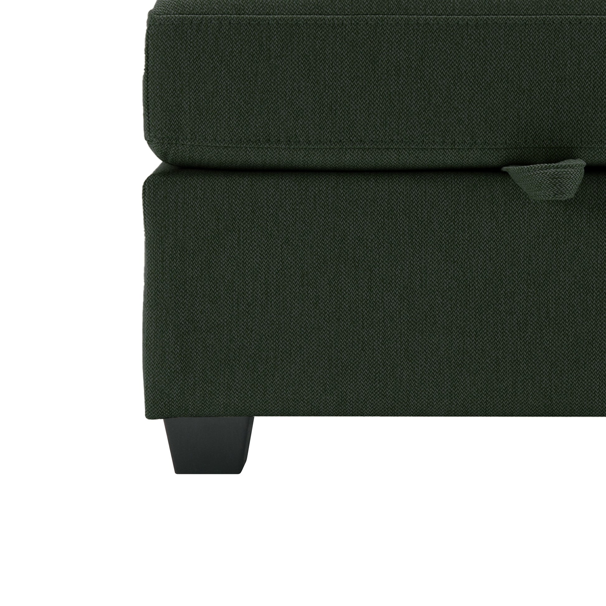 L Shaped Modular Sectional Corner Sofa Couch, 6 Seat Modular Sectional Sofa With Chaise For Living Room, Adjustable Arms And Backs Green Green Polyester 6 Seat