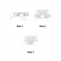 13.3 Retina Palm Shielding Film Silver Silver Plastic