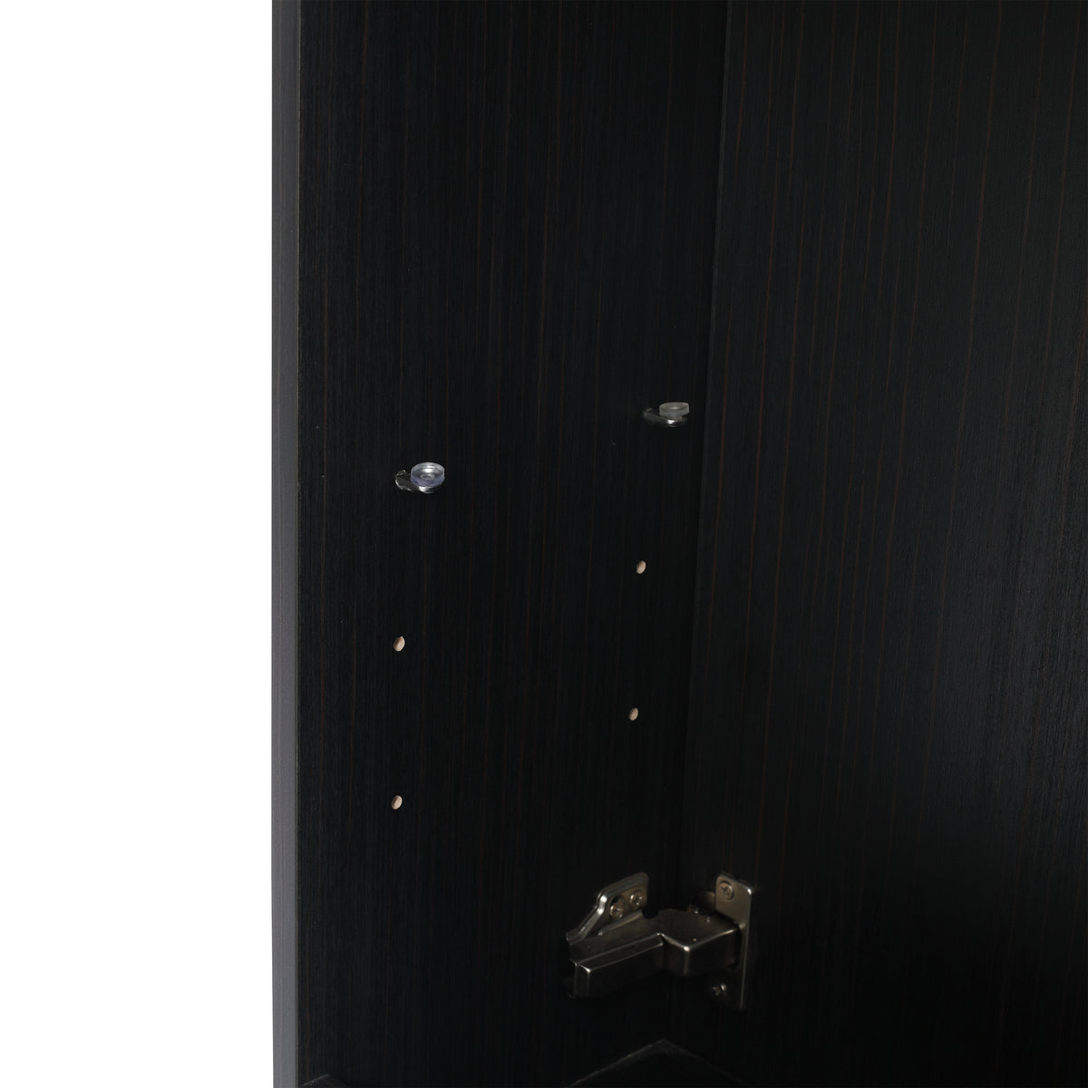 23" Freestanding Bathroom Vanity With Sink, Soft Close Doors Black Chestnut Bathroom Modern Plywood