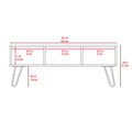 Vassel Coffee Table, Hairpin Legs, Two Shelves Espresso Brown Primary Living Space Modern Freestanding Rectangular Shelves Coffee & End Tables Rectangular Particle Board Particle Board