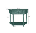 1 Drawer End Table,Side Table,Elegant Carved 1 Drawer End Table For Living Room Bed Room Study Entryway Dark Green American Design Mdf